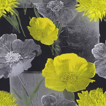 花卉印花花型图片