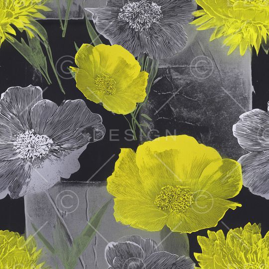 花卉印花花型图片