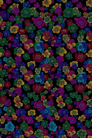 花卉印花花型图片