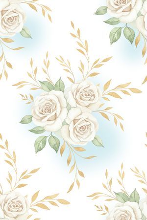 年轻女装印花花型图片
