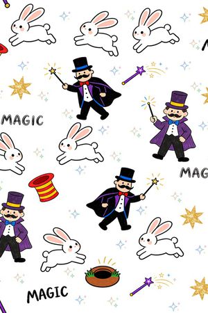 兔子印花花型图片