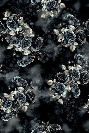 年轻女装印花花型图片