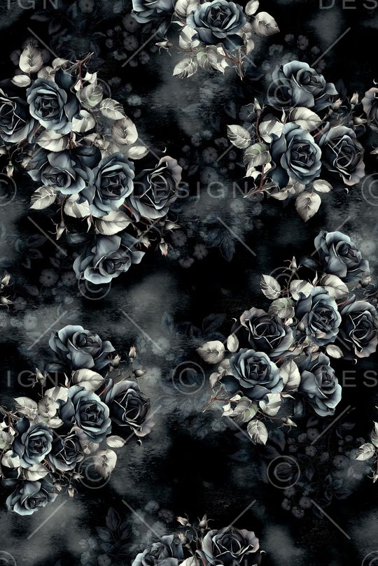 年轻女装印花花型图片