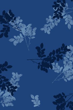 剪影印花花型图片