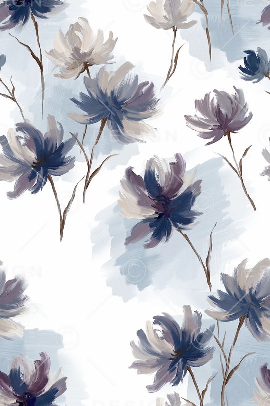 年轻女装印花花型图片