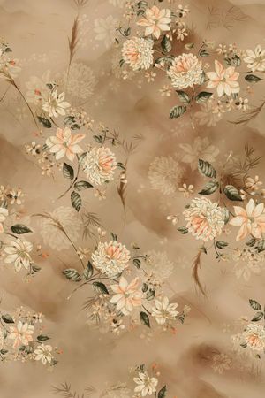 满版散花印花花型图片
