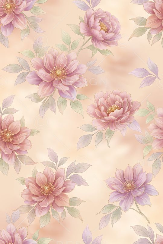 花卉印花花型图片