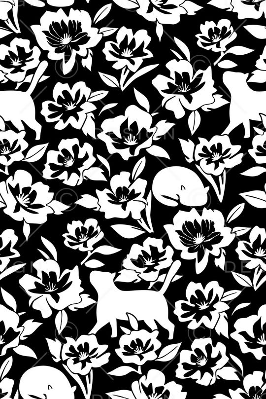 花卉印花花型图片