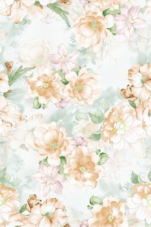 年轻女装印花花型图片