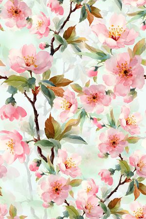 小清新印花花型图片