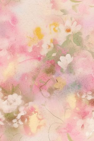 抽象花卉印花花型图片