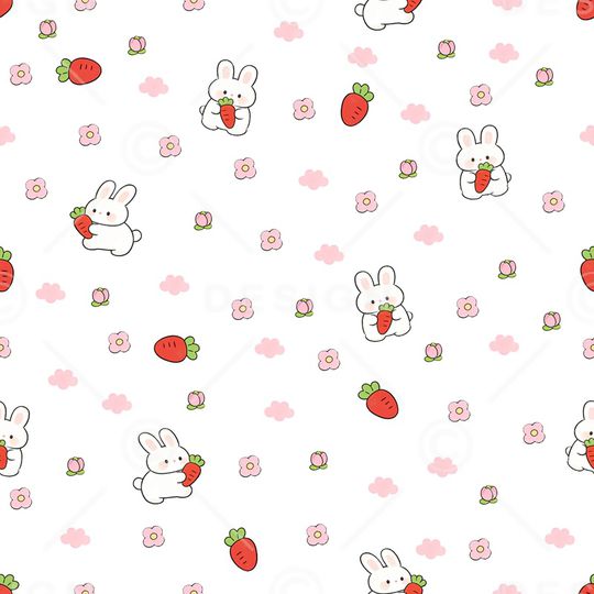兔子印花花型图片