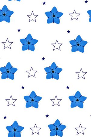 星星印花花型图片