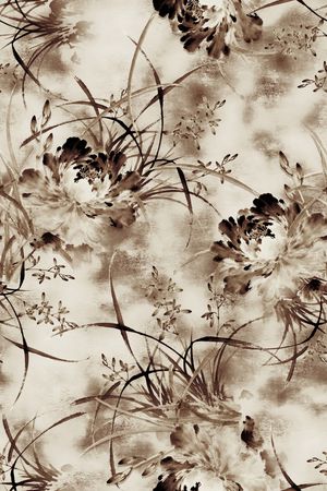 中国风印花花型图片