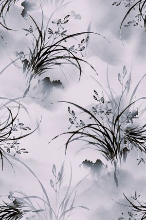 中国风印花花型图片