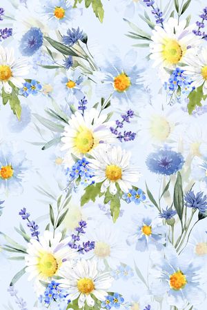 年轻女装印花花型图片