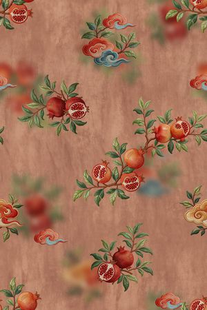 年轻女装印花花型图片