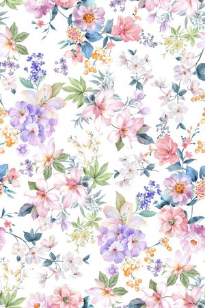 花卉印花花型图片