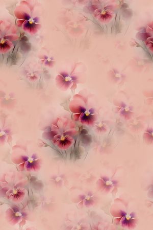 年轻女装印花花型图片