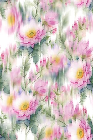 年轻女装印花花型图片
