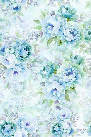 年轻女装印花花型图片