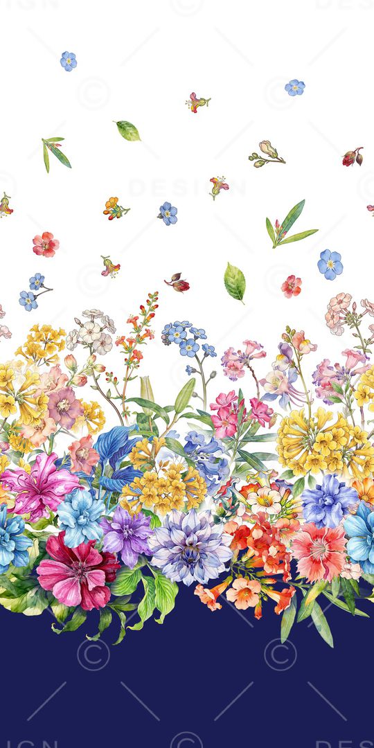 定位花印花花型图片