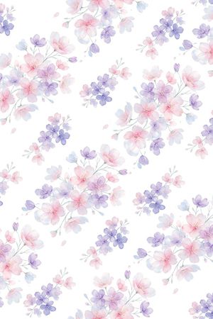 花卉印花花型图片