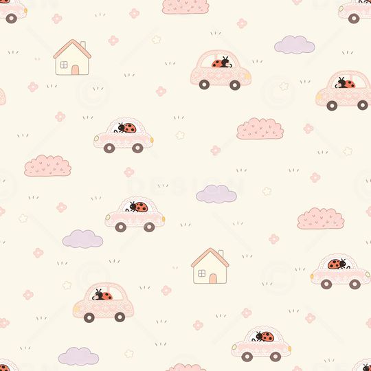 瓢虫印花花型图片