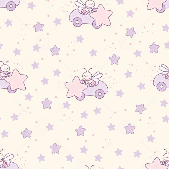 小蜜蜂印花花型图片