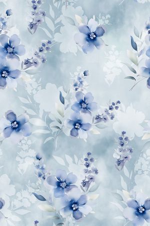 年轻女装印花花型图片