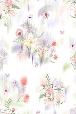 花卉印花花型图片