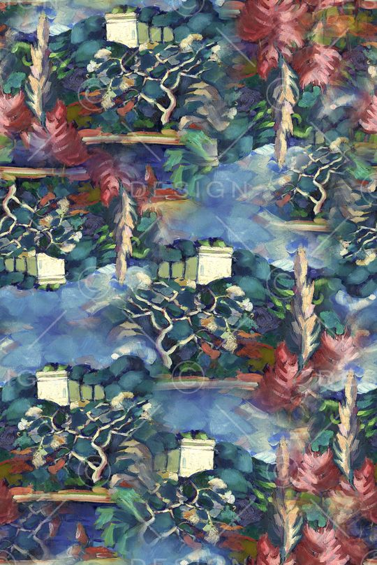 肌理印花花型图片