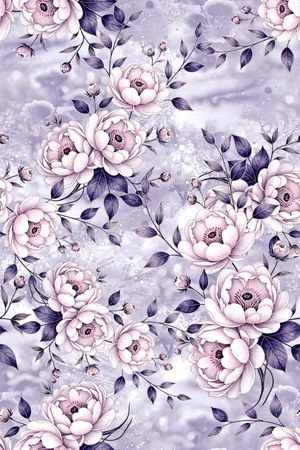 年轻女装印花花型图片