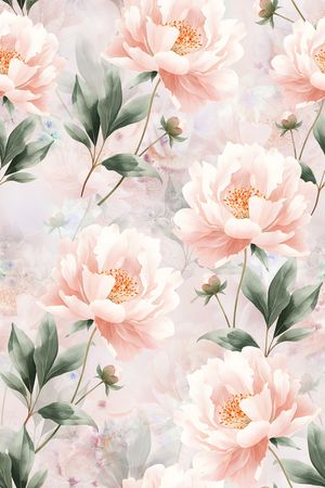 年轻女装印花花型图片