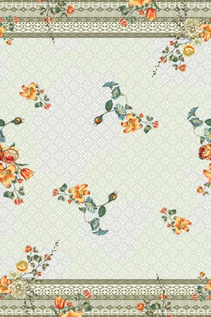中东印花花型图片