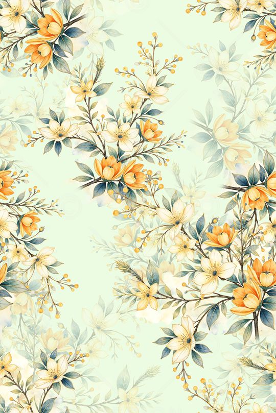 年轻女装印花花型图片