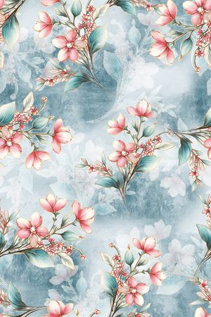 年轻女装印花花型图片