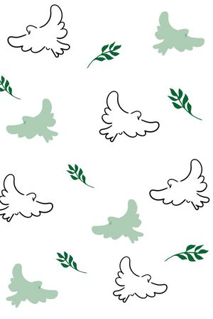 鸽子印花花型图片