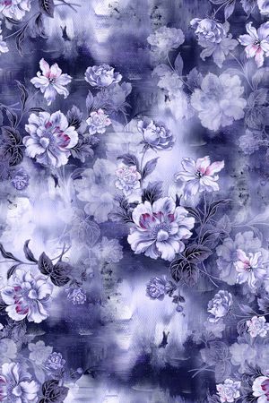 年轻女装印花花型图片