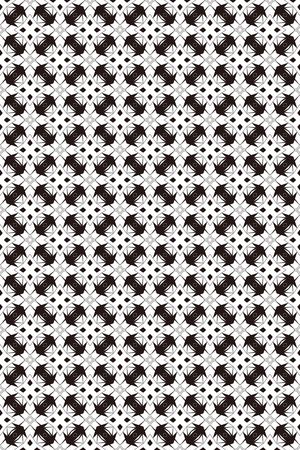 黑白印花花型图片