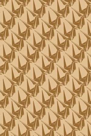 千纸鹤印花花型图片