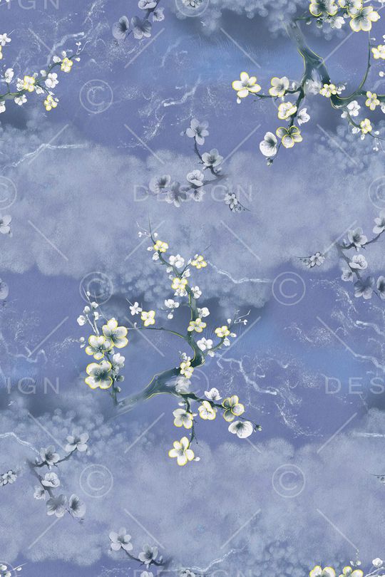 中国风印花花型图片