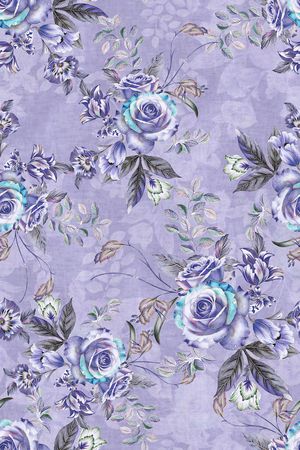 年轻女装印花花型图片
