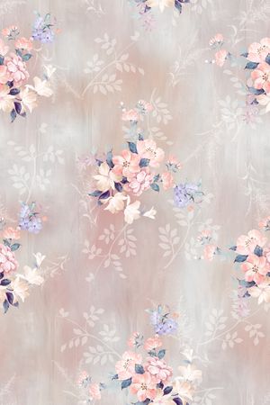 年轻女装印花花型图片
