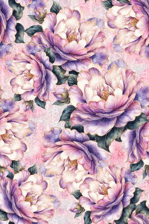 年轻女装印花花型图片