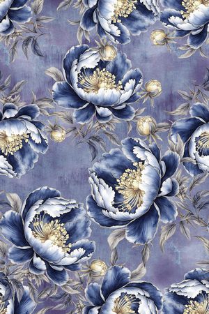 年轻女装印花花型图片
