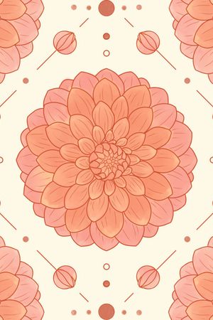 对称印花花型图片