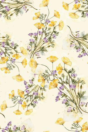 年轻女装印花花型图片