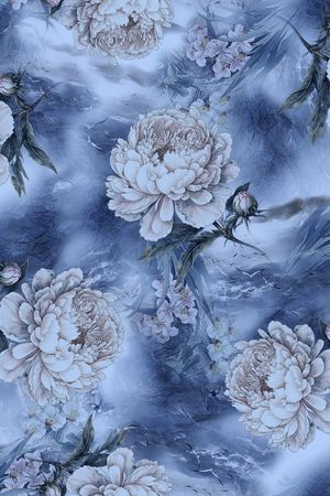 中国风印花花型图片
