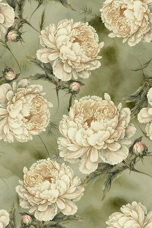年轻女装印花花型图片
